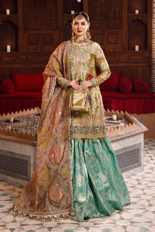 SALMON AND LEAF GREEN | BD 2503