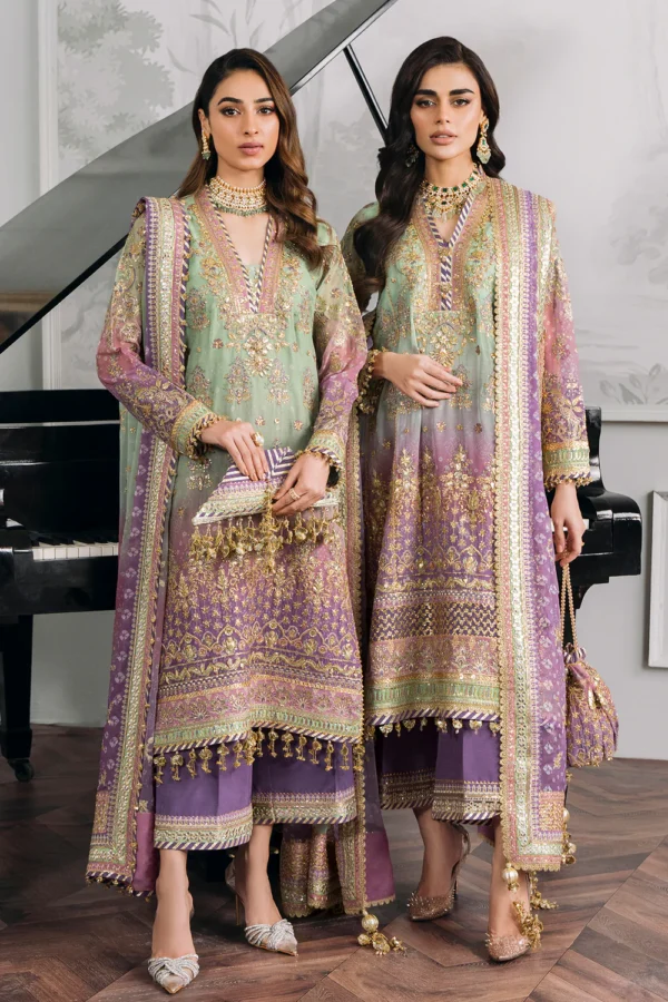 EMBROIDERED CHIFFON CH12 08