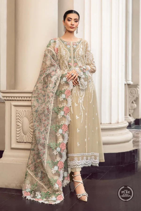 CHIFFON COFFEE SUIT | MPC 23 101 - Image 2