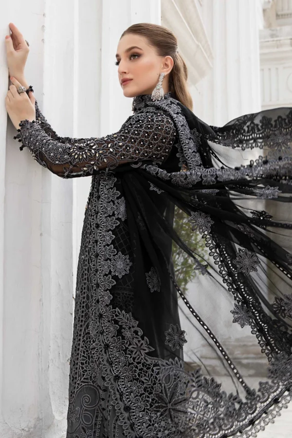 EMBROIDERED CHIFFON SUIT | MPC 24 101 - Image 2