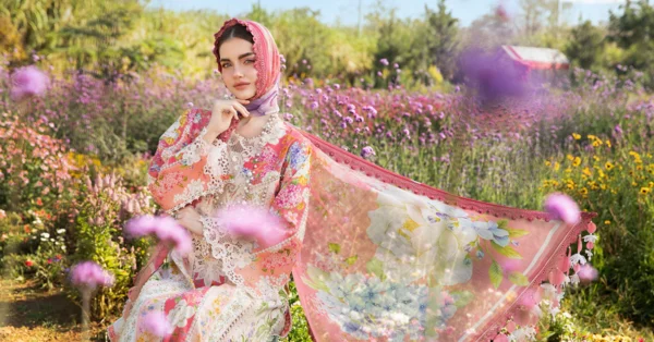 PRINTED LAWN SUIT | MPT-2509-B - Image 6