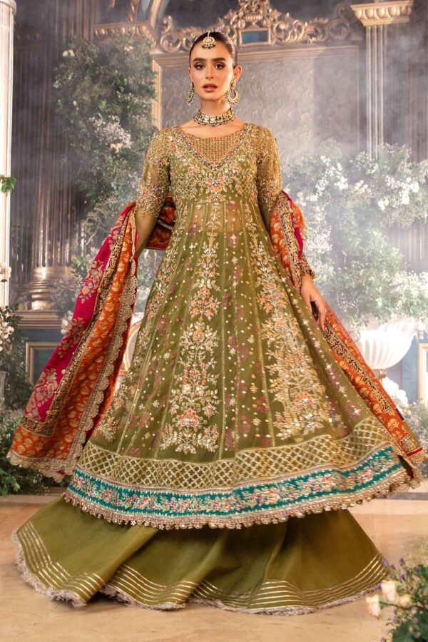 3 PIECE UNSTITCHED EMBROIDERED ORGANZA SUIT-BD-2906