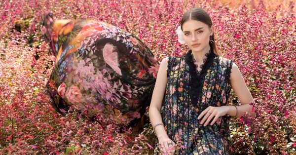 3 Piece Unstitched Printed Lawn Suit | MPT-2507-B - Image 4