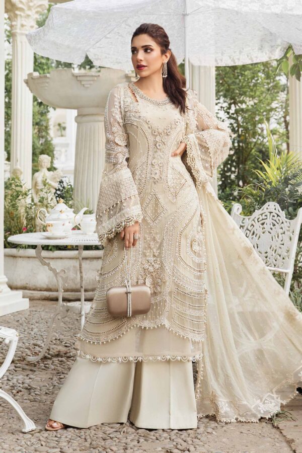 UNSTITCHED EMBROIDERED CHIFFON SUIT-MPC-24-104